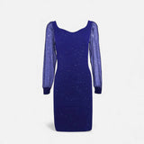 Legacy Sydney | Women’s V-Neck Sequin Mesh Bodycon Dress