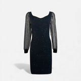 Legacy Sydney | Women’s V-Neck Sequin Mesh Bodycon Dress