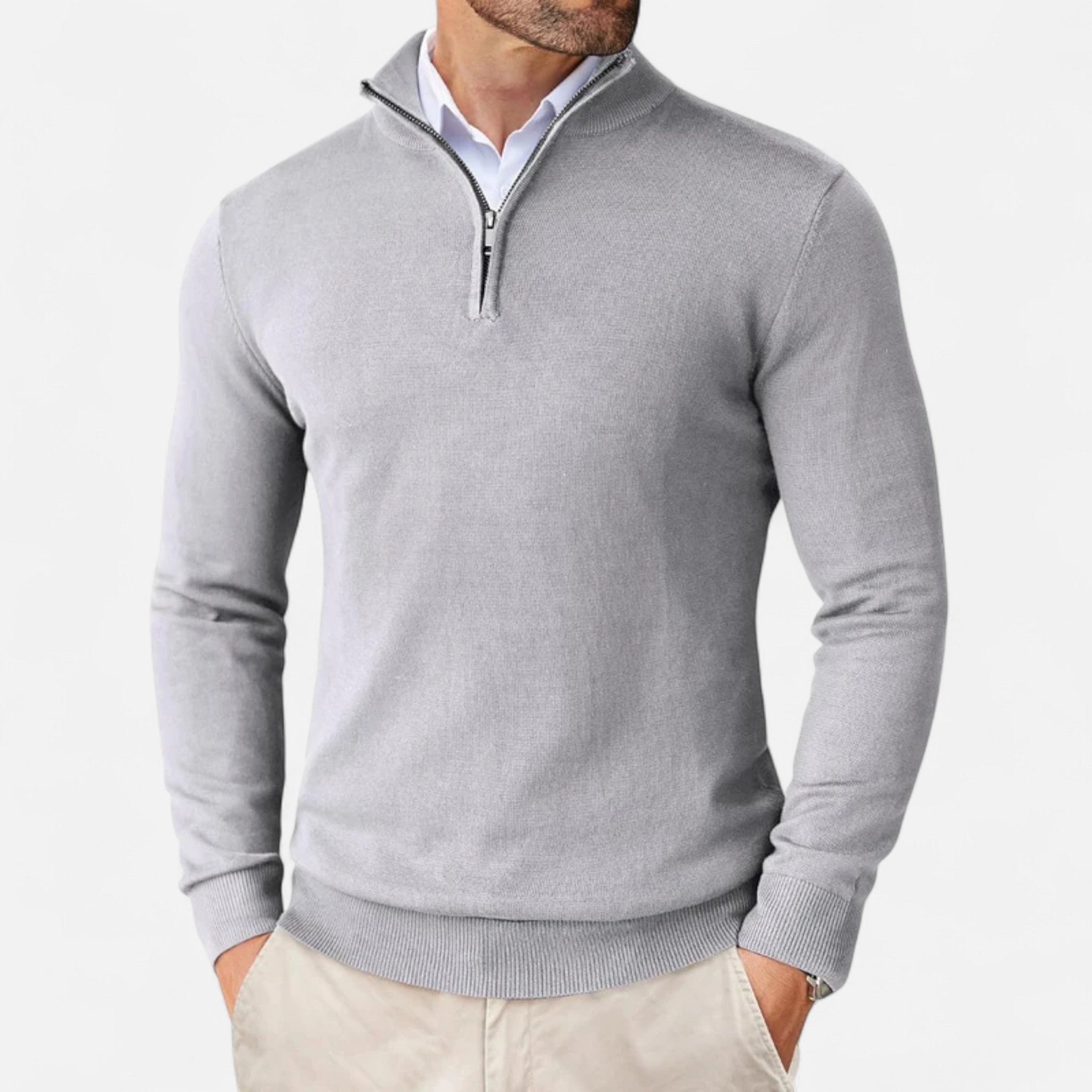 Legacy Sydney | Men’s Slim-Fit Sweater Quarter-Zip