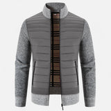 Legacy Sydney | Men’s Fleece Stand-Collar Patchwork Jacket