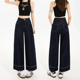 Legacy Sydney | Contrast Stitch Wide Leg Denim Jeans