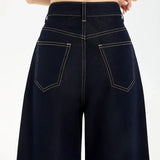 Legacy Sydney | Contrast Stitch Wide Leg Denim Jeans