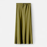 Legacy Sydney | Women's Elegant High-Waist Satin Skirt