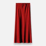 Legacy Sydney | Women's Elegant High-Waist Satin Skirt