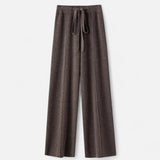 Legacy Sydney | Women’s Pure Wool Wide-Leg Knit Trousers