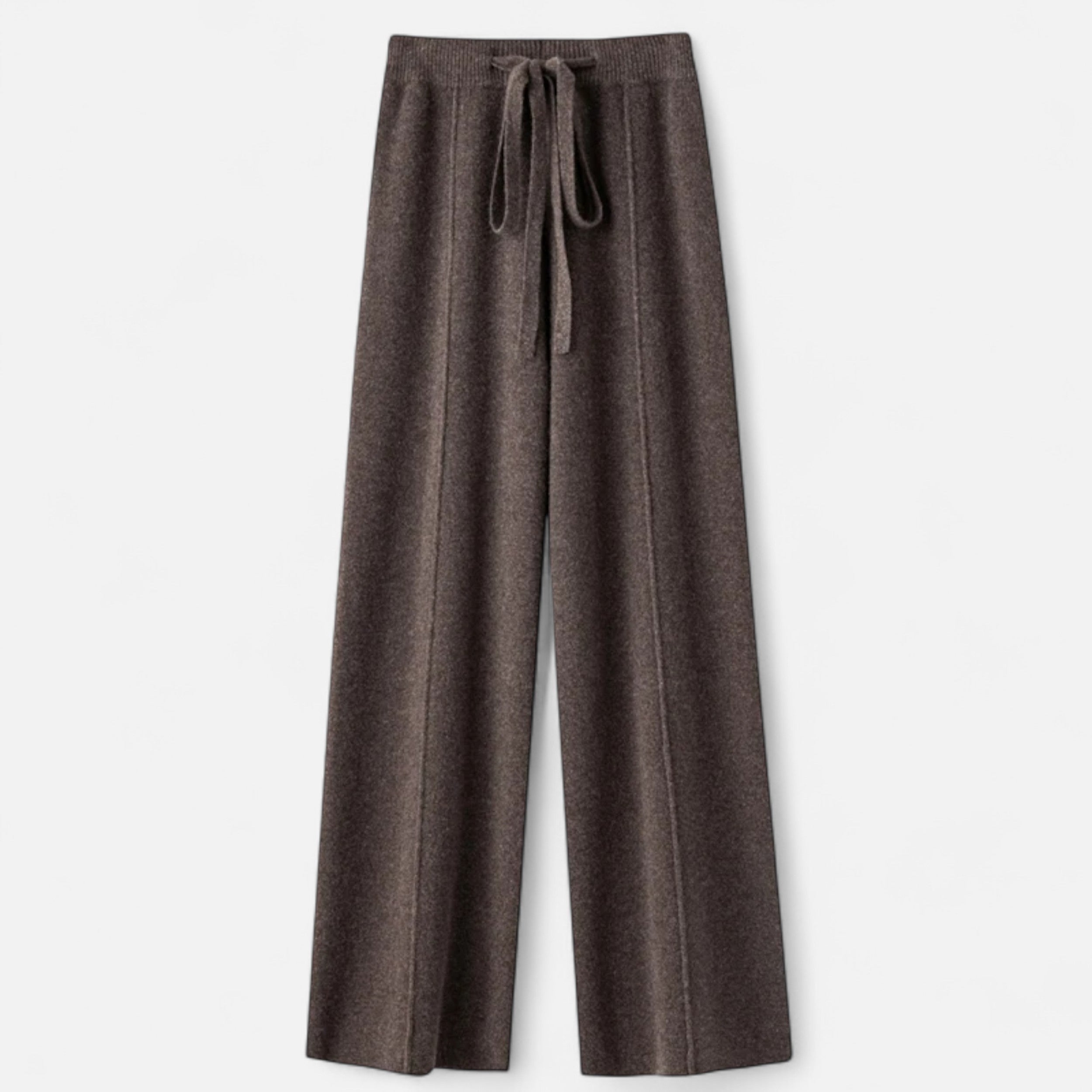 Legacy Sydney | Women’s Pure Wool Wide-Leg Knit Trousers