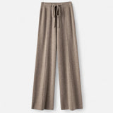 Legacy Sydney | Women’s Pure Wool Wide-Leg Knit Trousers