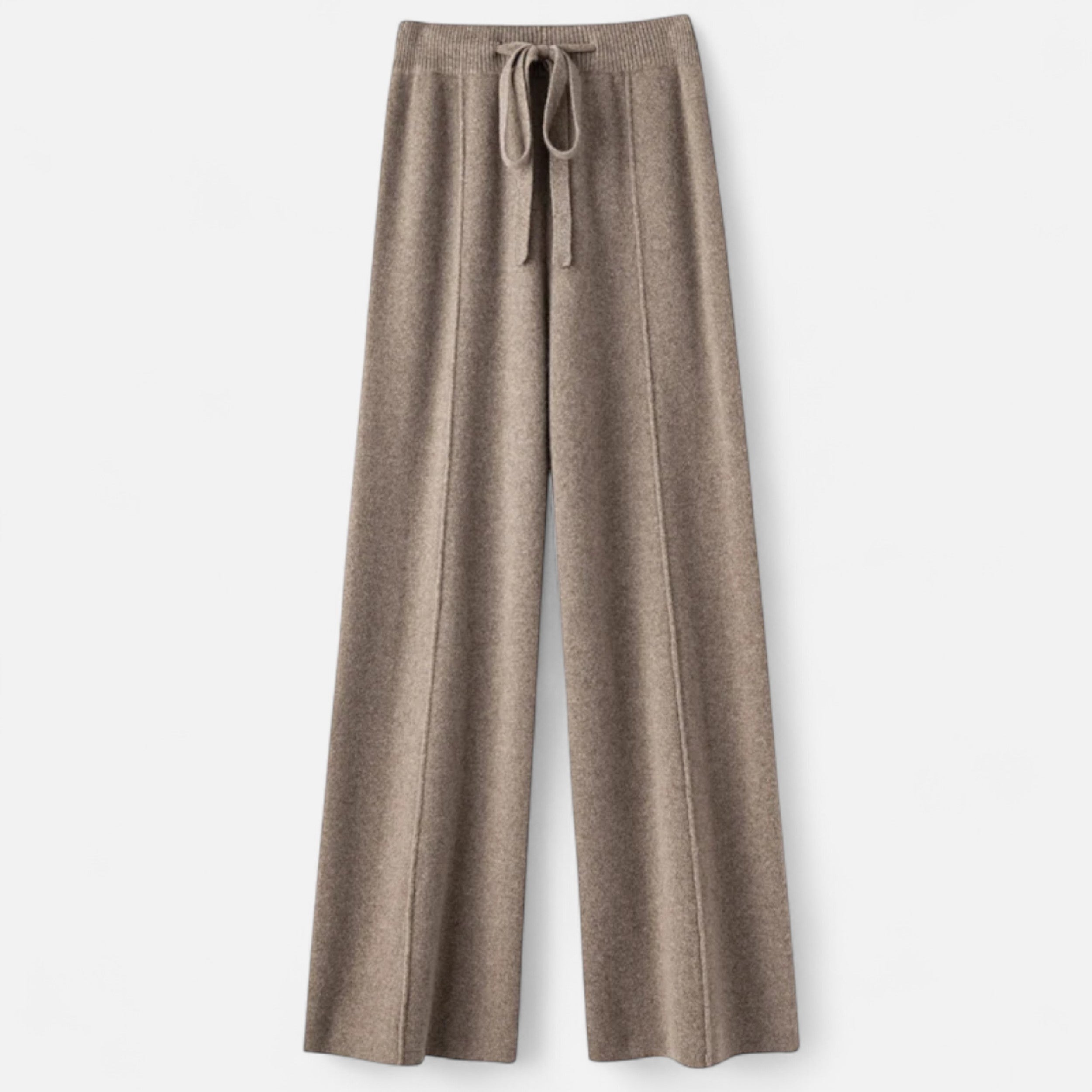 Legacy Sydney | Women’s Pure Wool Wide-Leg Knit Trousers