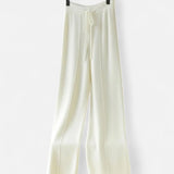 Legacy Sydney | Women’s Pure Wool Wide-Leg Knit Trousers