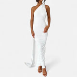 Legacy Sydney | Women’s Backless Scarf-Tie Evening Dress