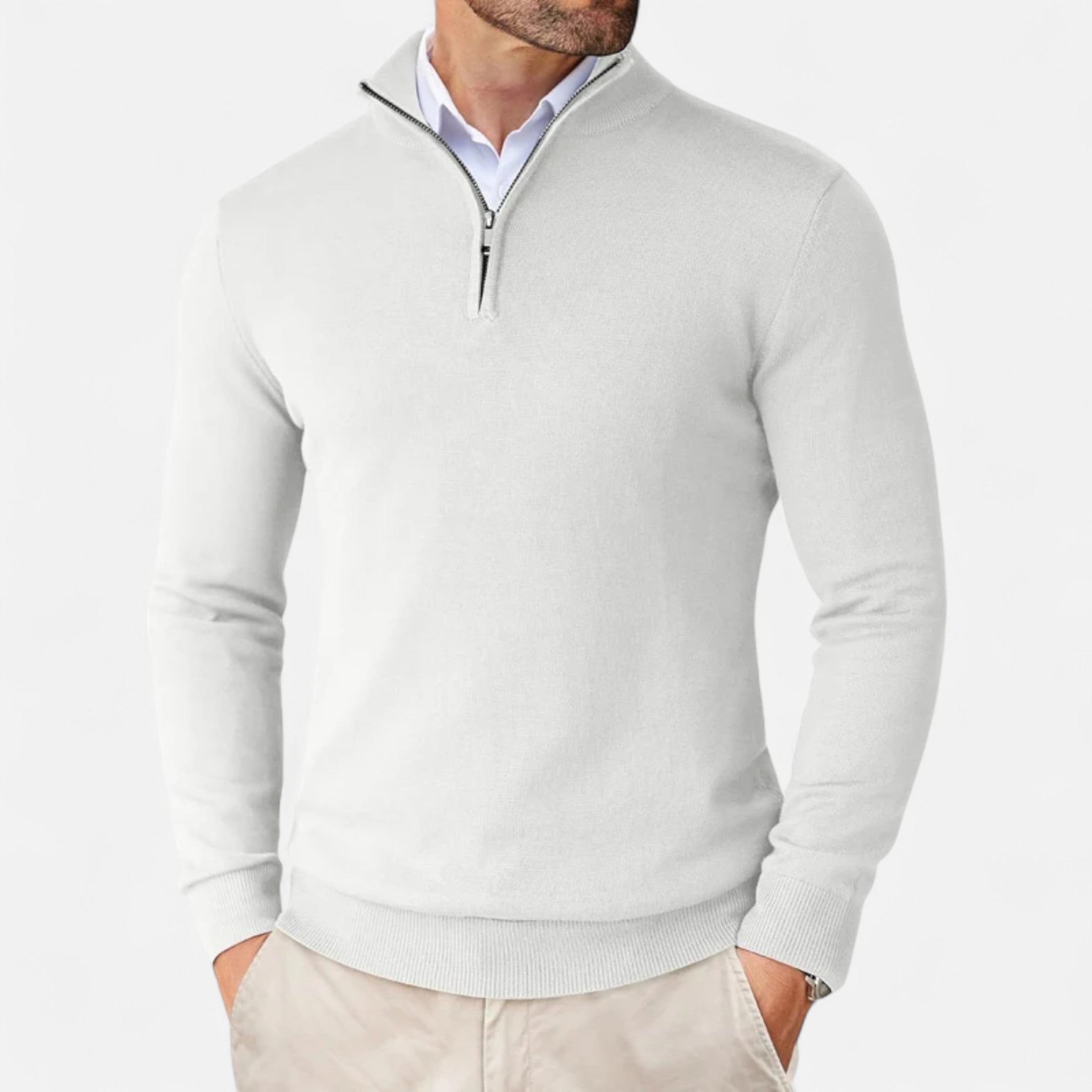 Legacy Sydney | Men’s Slim-Fit Sweater Quarter-Zip