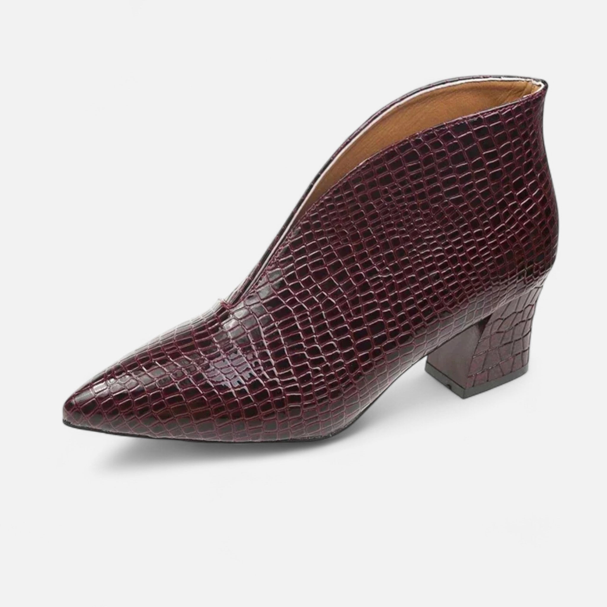 Legacy Sydney | Women’s Patent Leather V-Cut Ankle Boots